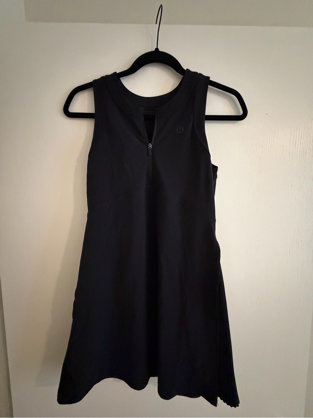lululemon Grid-Texture Sleeveless Tennis Dress in Black - Picture 6 of 14